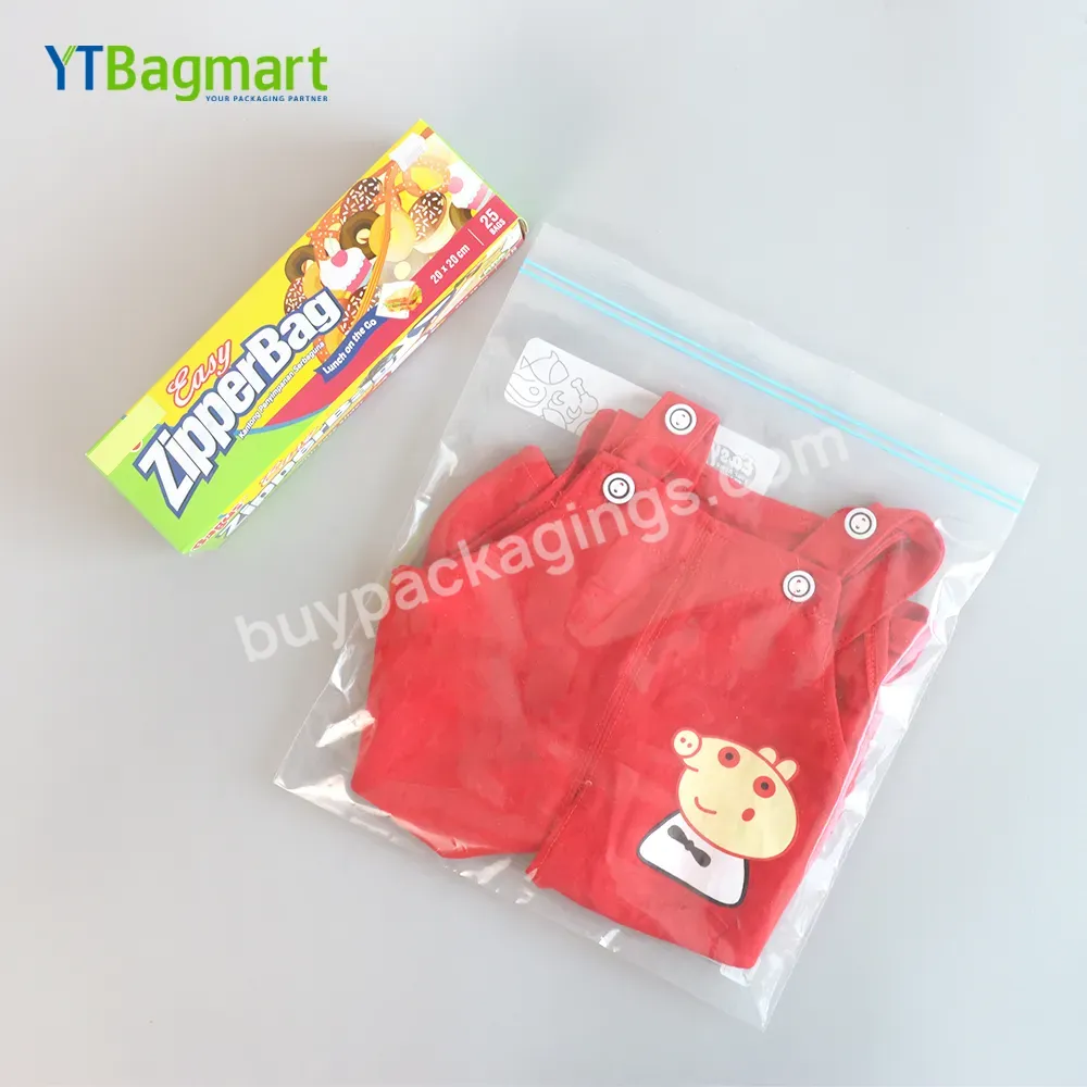 Zipper Bag For Clothing Waterproof Clear Heat Seal China Supplier Custom Plastic Bag With Zipper Pe - Buy Clothing Packaging,Zipper Bag,Ziplock Plastic Bag.