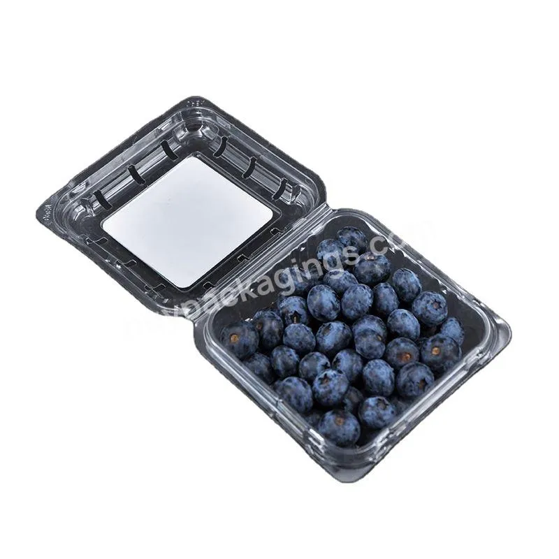 125g Wholesale Transparent Clamshell Blueberry Clamshell Packaging Container - Buy Plastic Fruit Salad Container Wholesale,Blueberry Clamshell,Clamshell Fruit Packaging.