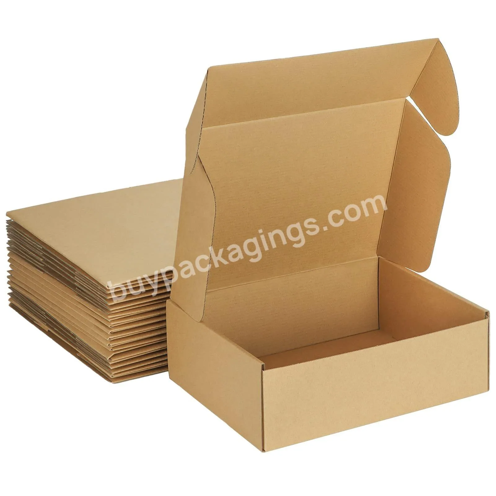 12x9x4inch single wall corrugated cardboard mailer box for clothing, cosmetics and other online shopping