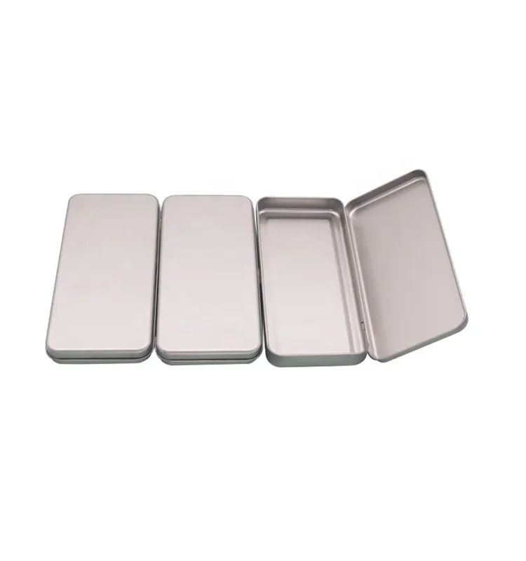 190*90*20mm tin cookie boxes Factory Direct Sale Tin Can box with hinged