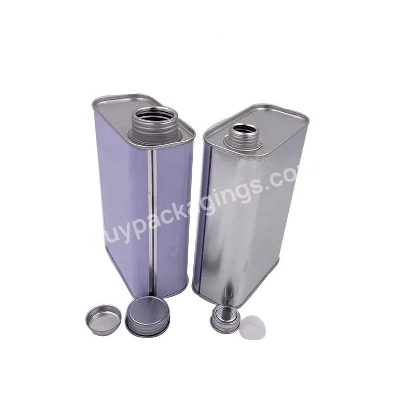 1liter-20 Liter Square Motor Oil Tin Can With Metal Screw Top Lids - Buy Square Tin Can With Lid,Square Can Metal,Square Can Metal For Oil Packaging.