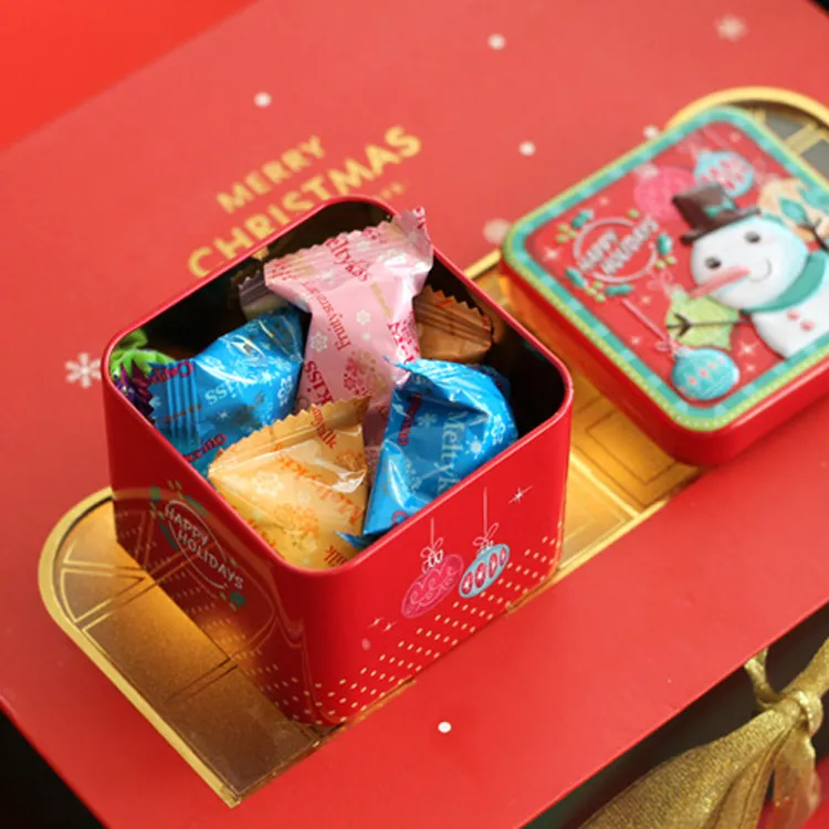 20 Years Factory screw top jerry tea candy christmas tin box cookie container