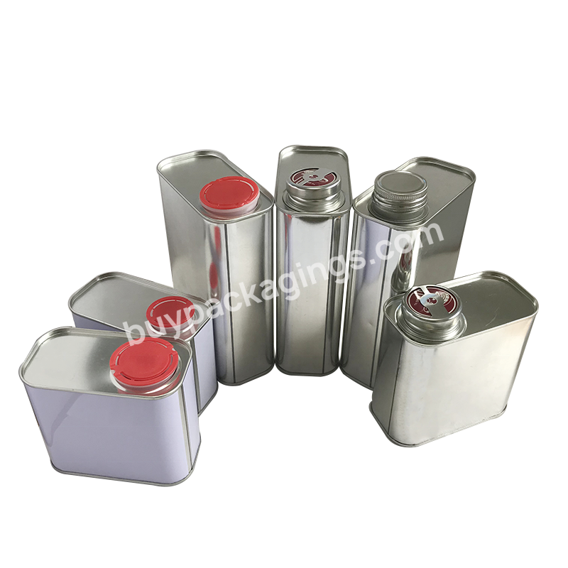 200ml-1l Empty Square Metal Jerry Oil Tin Can For Motor Oil Brake Cleaner Car Oil Engine Fluid Paint - Buy Metal Oil Can,Jerry Can For Oil,Oil Tin Can.