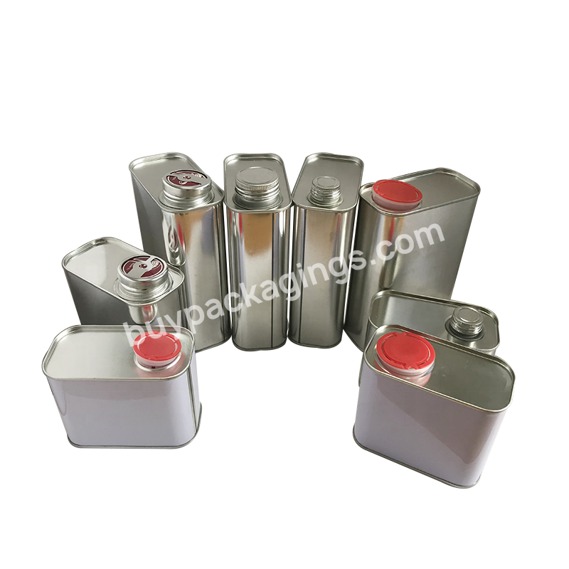 200ml-1l Empty Square Metal Jerry Oil Tin Can For Motor Oil Brake Cleaner Car Oil Engine Fluid Paint - Buy Metal Oil Can,Jerry Can For Oil,Oil Tin Can.