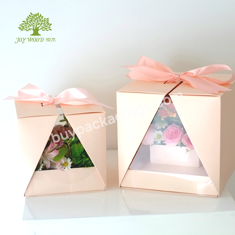 2023 New Style 16cm Rose Wholesale Hand Soap Flower Packaging Folding Wedding Flower Gift Box - Buy Flower Packaging Box,Flower Folding Box,Rose Box.