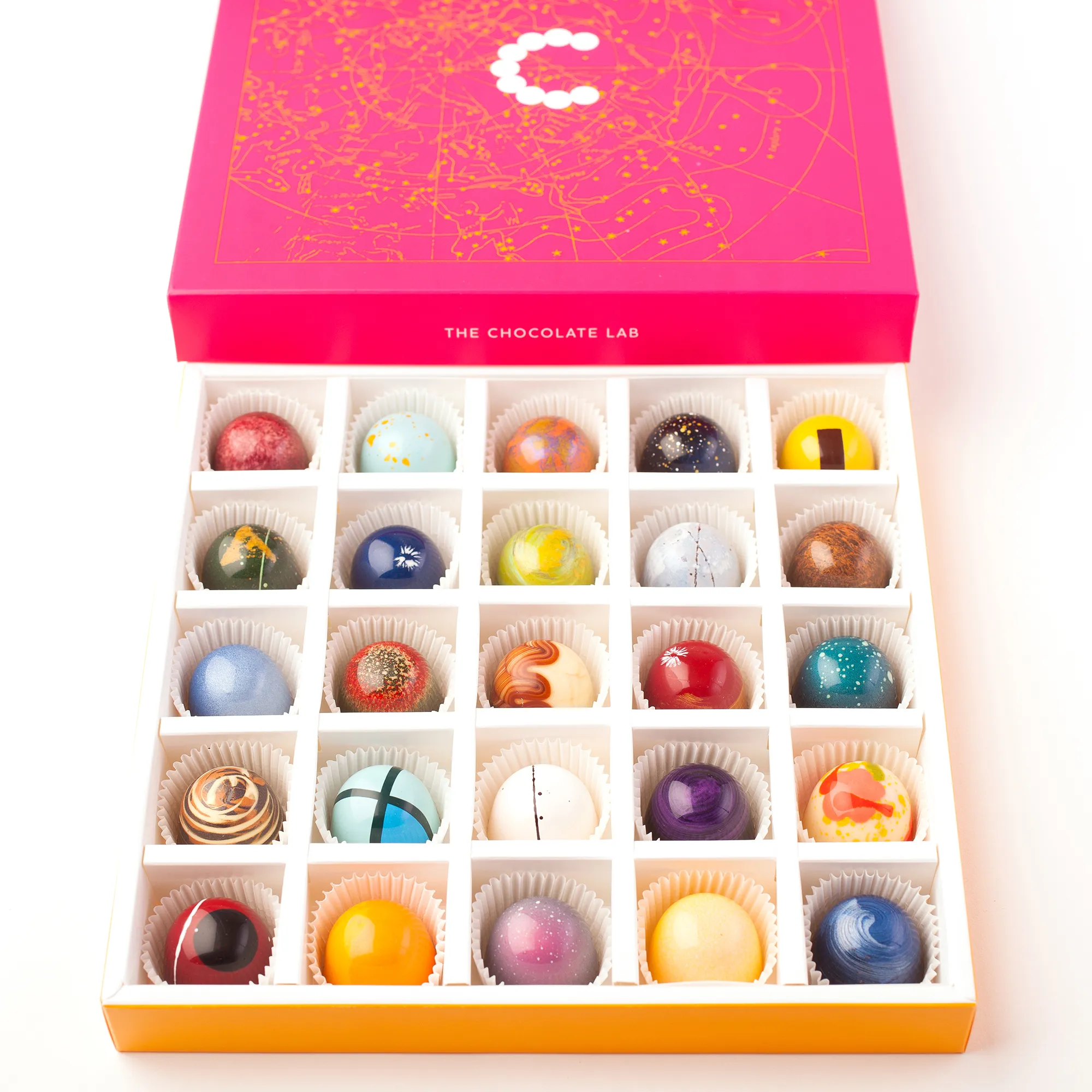 25 Cavity Chocolate Bonbon Magnetic Closure Box