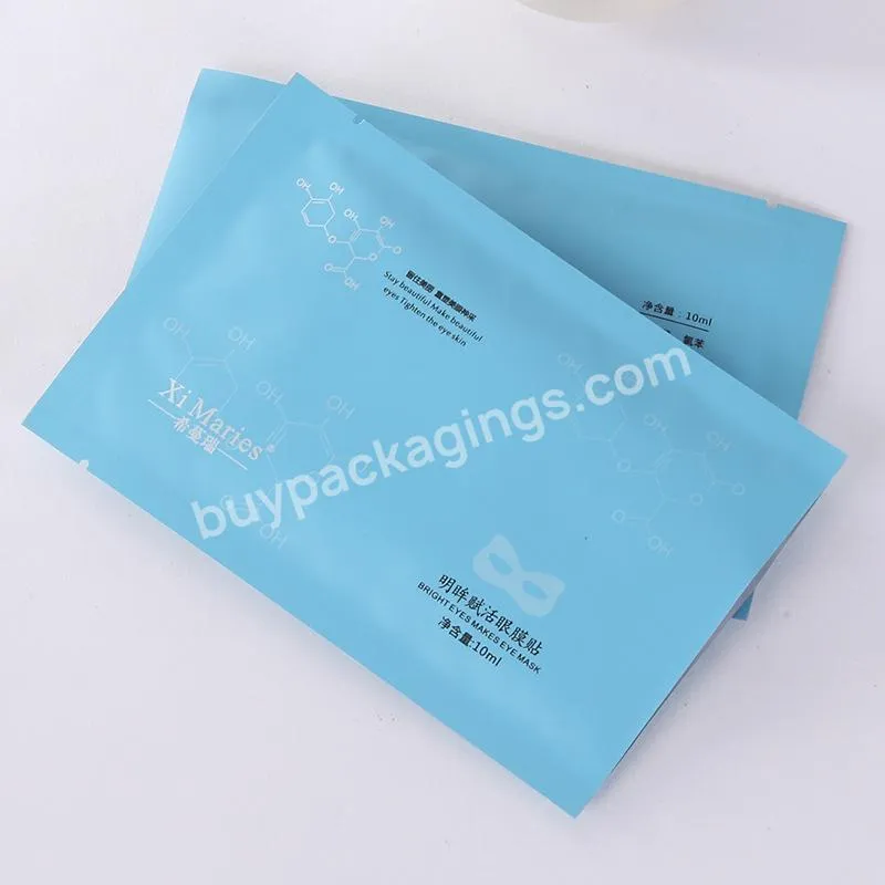 Aluminum Foil Cosmetic Sachet Bag Print Plastic Parche Sealale Skin Care Facial Mask Packaging Beauty Bags - Buy Face Mask Cosmetic Packaging Bag,Skin Care Cosmetic Packaging Bags,Plastic Packaging Bag For Cosmetic.