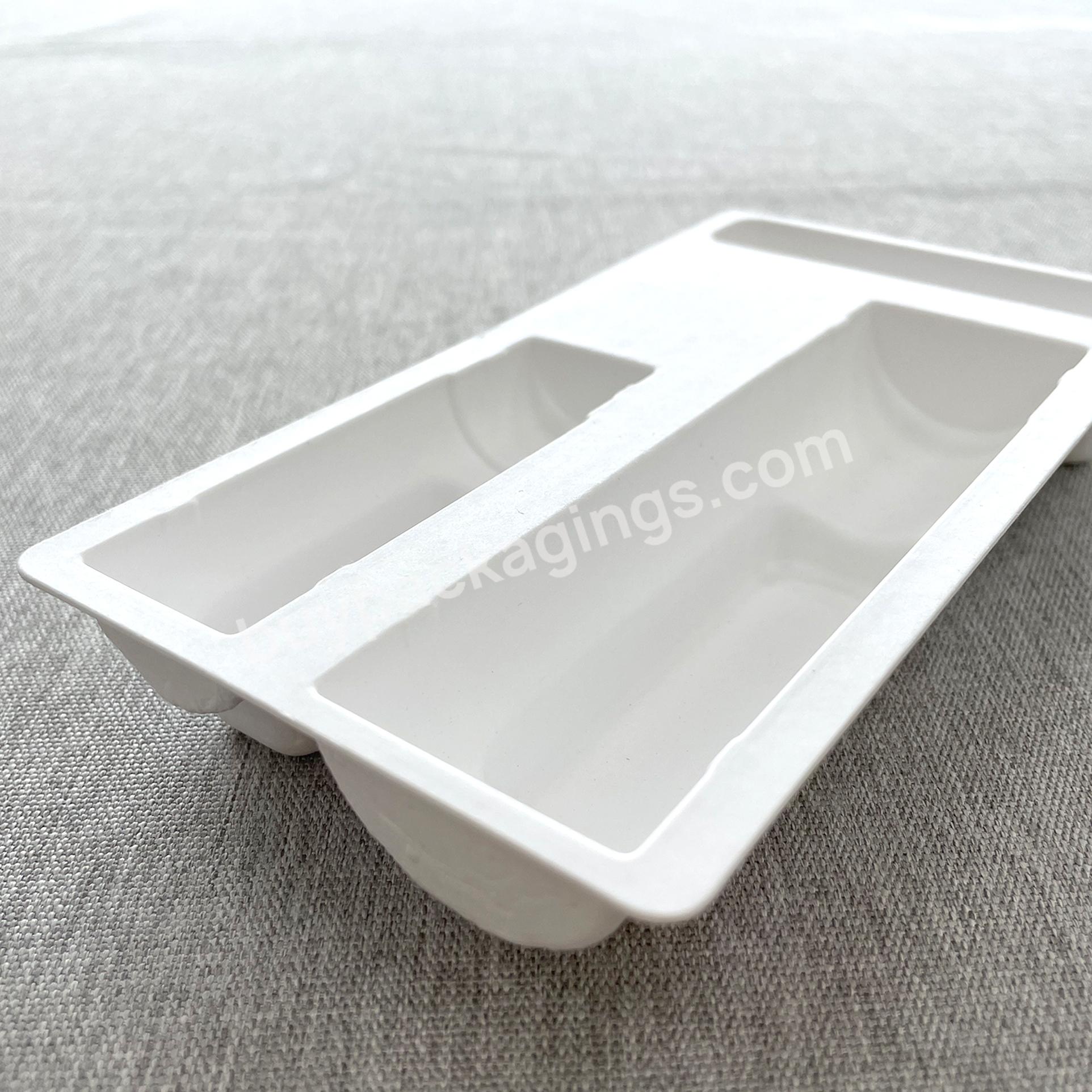 Biodegradable Bagasse Material Moulded Pulp Sugarcane Luxury Packaging Box Inner Trays For Cosmetics - Buy Box Inner Trays For Cosmetics,Moulded Pulp Sugarcane Luxury Packaging Tray,Box Packaging Inner Tray.