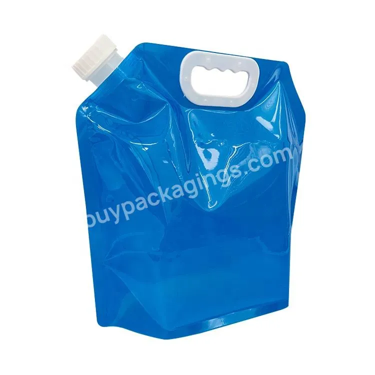 Biodegradable Bpa Free Plastic Reusable Water Bag 5 Liter Foldable Plastic Water Container - Buy 5 Liter Foldable Plastic Water Container,5l Water Container,Water Container.