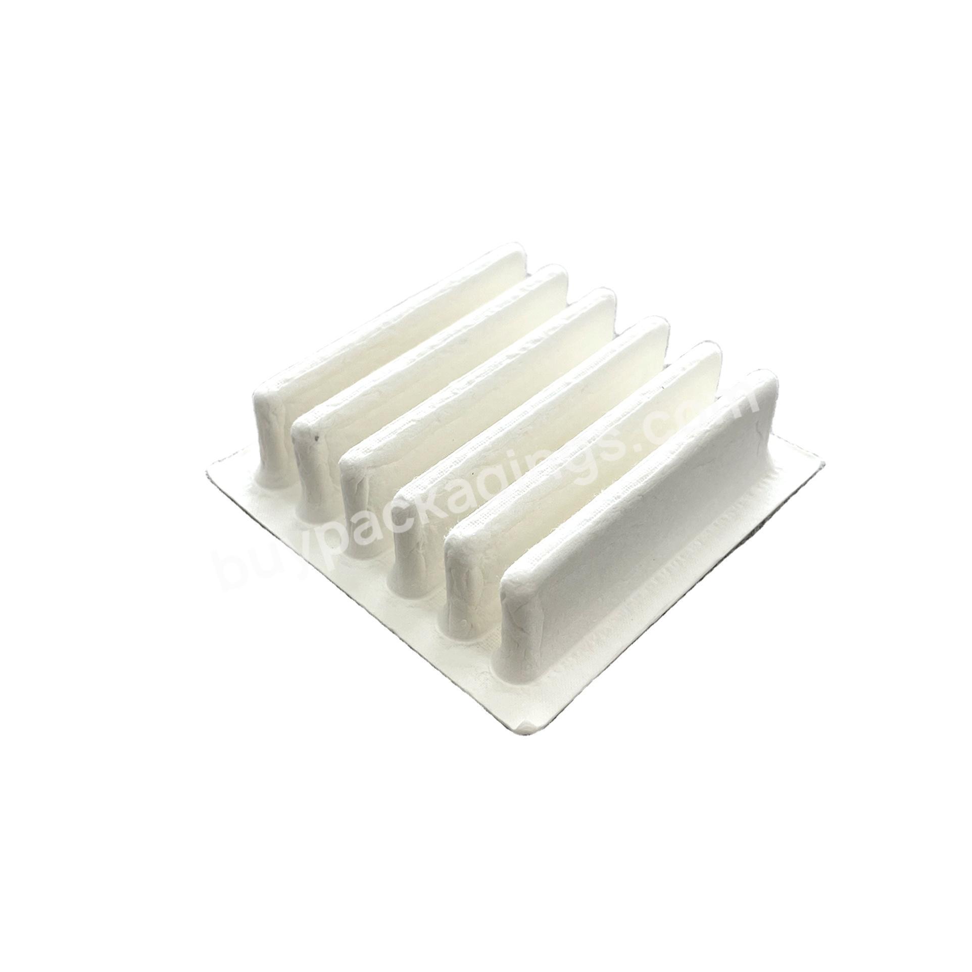 Biodegradable Wet Press Bagasse Fiber Paper Molded Pulp Skincare Packaging Inner Tray Paper Pulp Insert Tray - Buy Biodegradable Paper Pulp Insert Tray,Bagasse Pulp Inner Tray,Skincare Packaging Tray.
