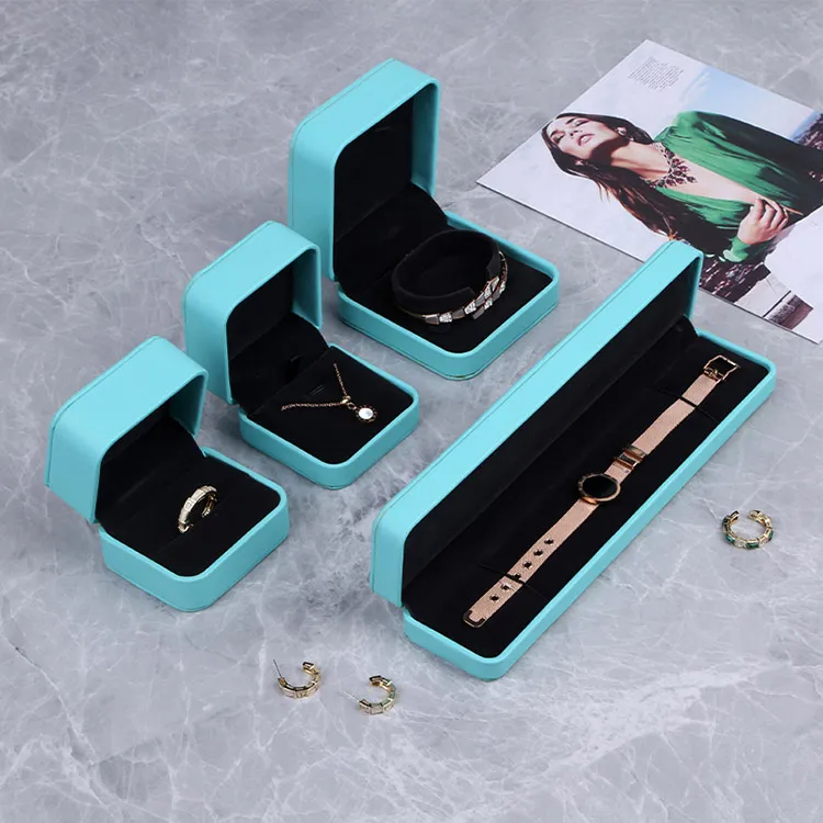 Boyang New Design Leather Jewelry Box Custom Bangle Bracelet Gift Boxes Leather