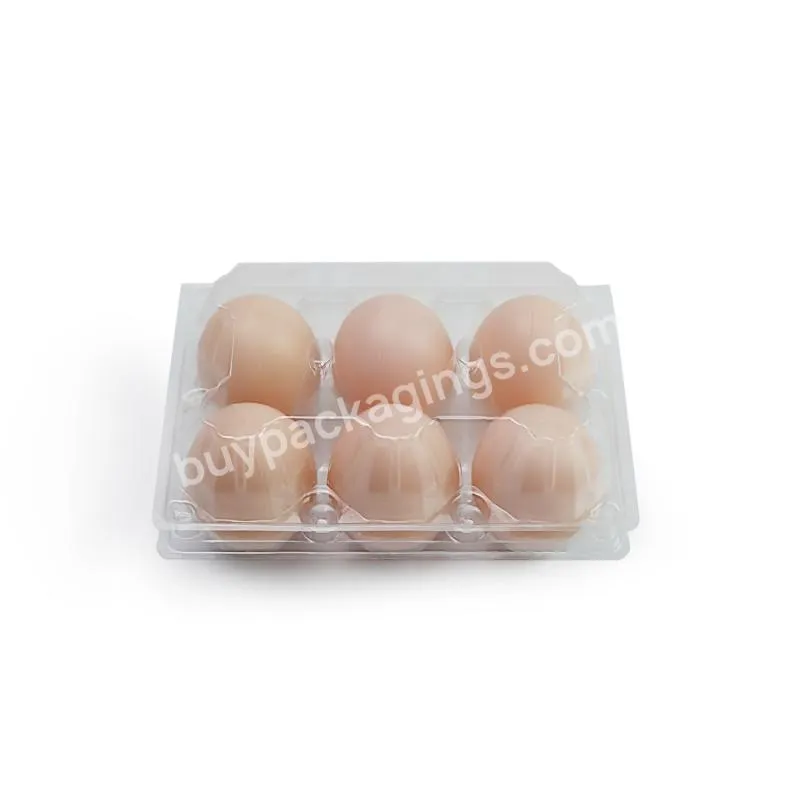 China Manufacturer Chicken Plastic Biodegradable Packaging Egg Carton Tray - Buy Plastic Egg Trays 6 Holes,Disposable Egg Trays,Empty Eggs Tray.