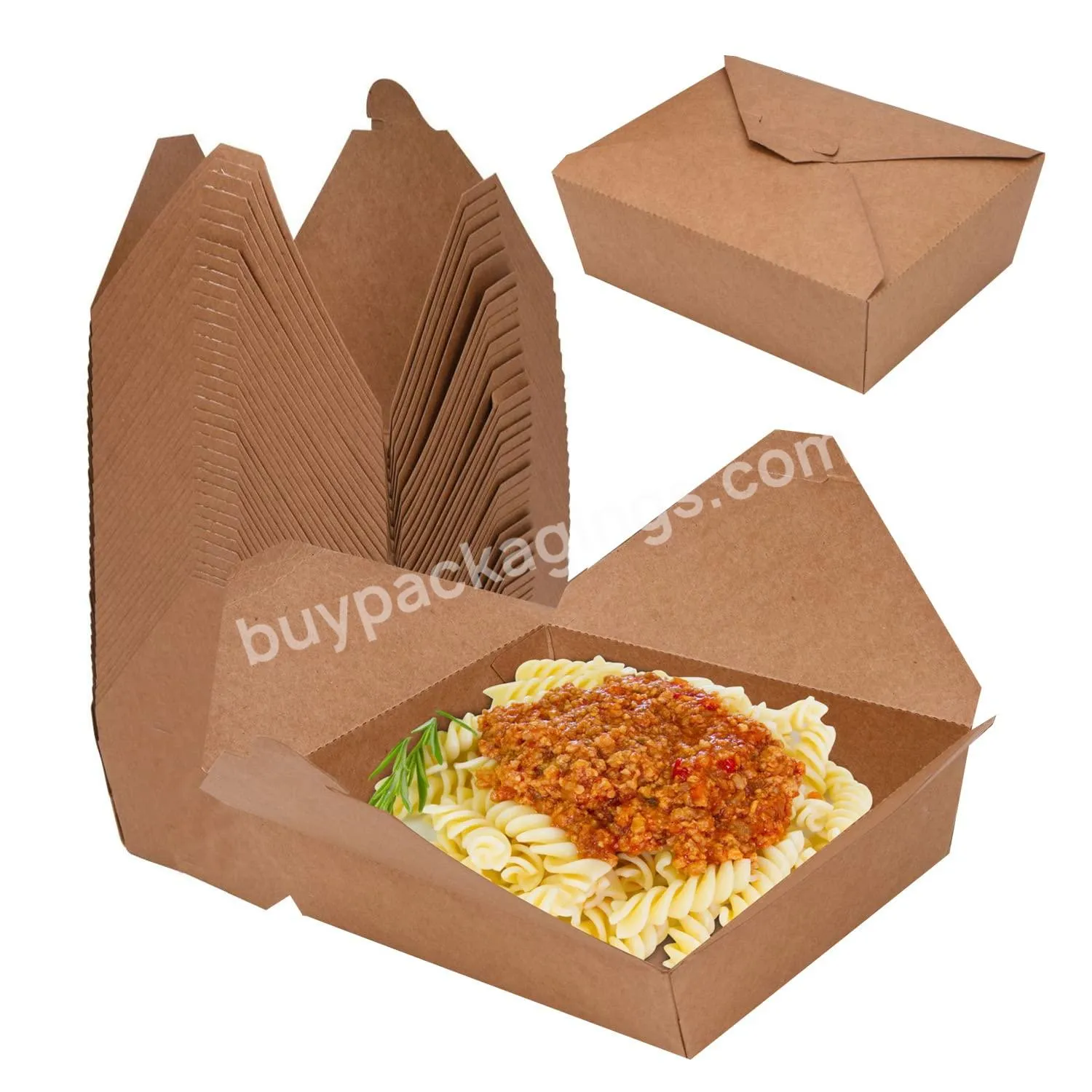 China Manufacturer Custom Brown Kraft Recycled Packaging Takeaway Paper Food Box For Packaging - Buy China Manufacturer Custom Brown Kraft Recycled Packaging Takeaway Paper Food Box For Packaging,Paper Food Take Out Boxes Akeaway Paper Food Box,Recyc