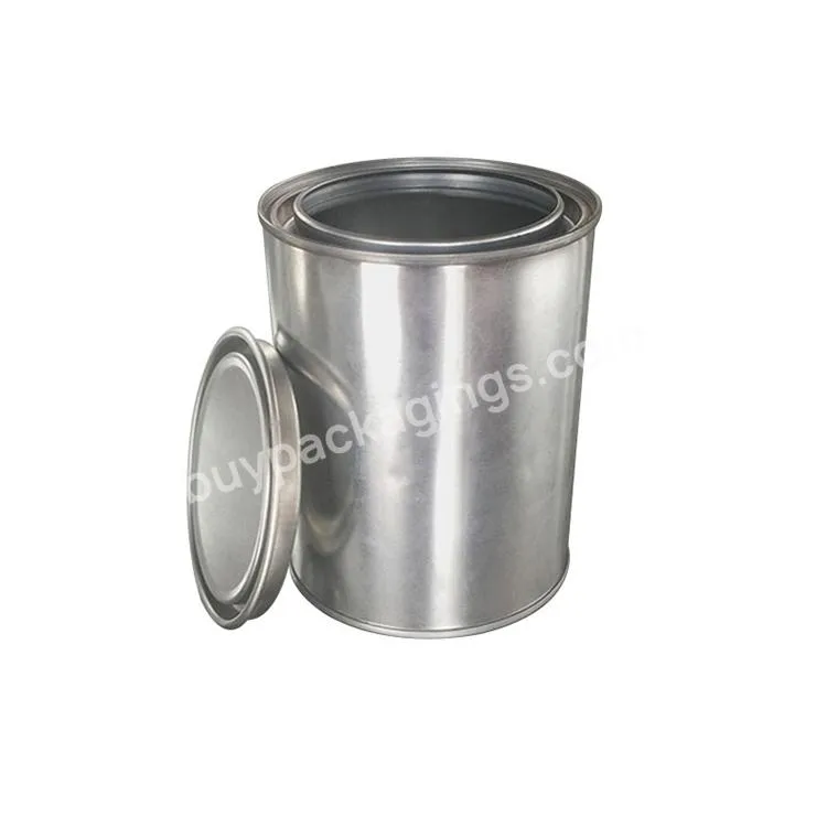China Supplier 500ml Silver Round Paint Packaging Tin Can With Lever Lids - Buy 500ml Tin Can,Round Paint Packaging Tin Can,China Supplier Paint Packaging Tin Can With Lever Lids.