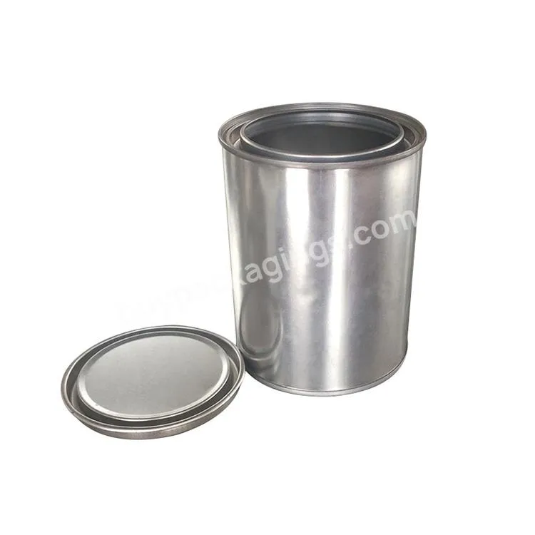 China Supplier 500ml Silver Round Paint Packaging Tin Can With Lever Lids - Buy 500ml Tin Can,Round Paint Packaging Tin Can,China Supplier Paint Packaging Tin Can With Lever Lids.