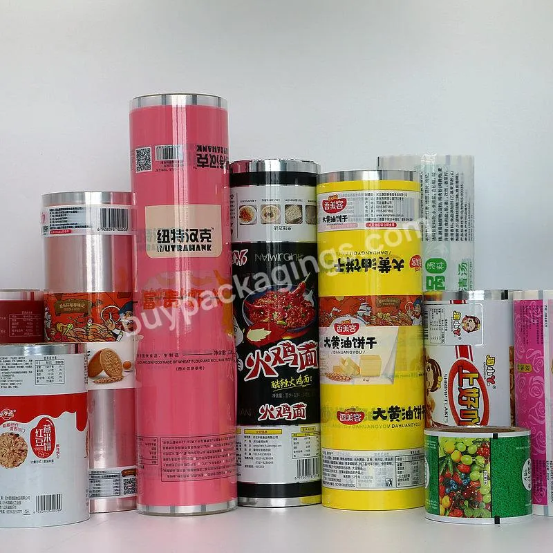 China Supplier Custom Logo Aluminum Foil Food Packaging Sachet Plastic Film Roll - Buy Food Packaging Film Roll,Food Grade Film,Packaging Film.