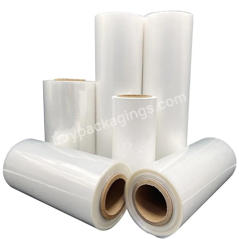 China Wholesale Heat Ldpe Pvc Polyolefin Hot Shrink Wrap Plastic Film Blowing For Bottle Packaging