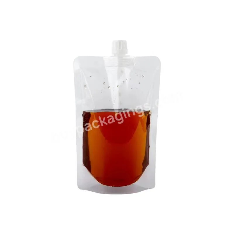 China Wholesale Plastic Packaging Bag For Juice Soft Drink And Fruit Fuice Stand Up Spout Pouch Alcohol Liquid Packaging - Buy Stand Up Spout Pouch,Alcohol Liquid Packaging,Drink Spout Pouch.