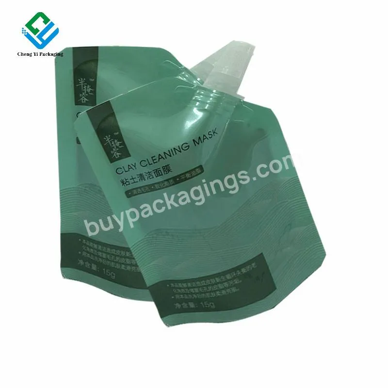 Clay Cleaning Mask Packaging Bag Foil Spout Bag Cosmetic Small Capacity Packaging Bag - Buy Mini Bag,Cosmetic Spout Bag.