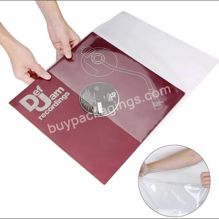 Clear Plastic 7 Inch 12 Inch Lp Lined Vinyl Record Protection Outer Cover Sleeves - Buy Vinyl Record Cardboard Sleeve,Vinyl Record Outer Sleeves,Record Protection Sleeves.