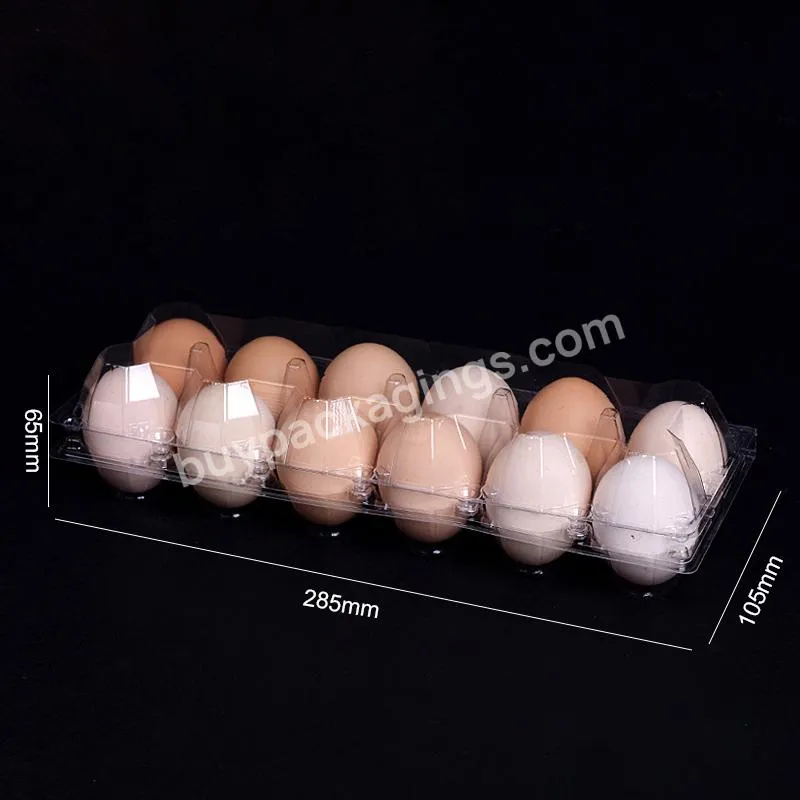 Clear Storage Container Plastic Packaging Chicken Egg Trays With 12 Holes - Buy Packaging For Chicken Egg,Egg Packaging,Egg Carton Packaging.