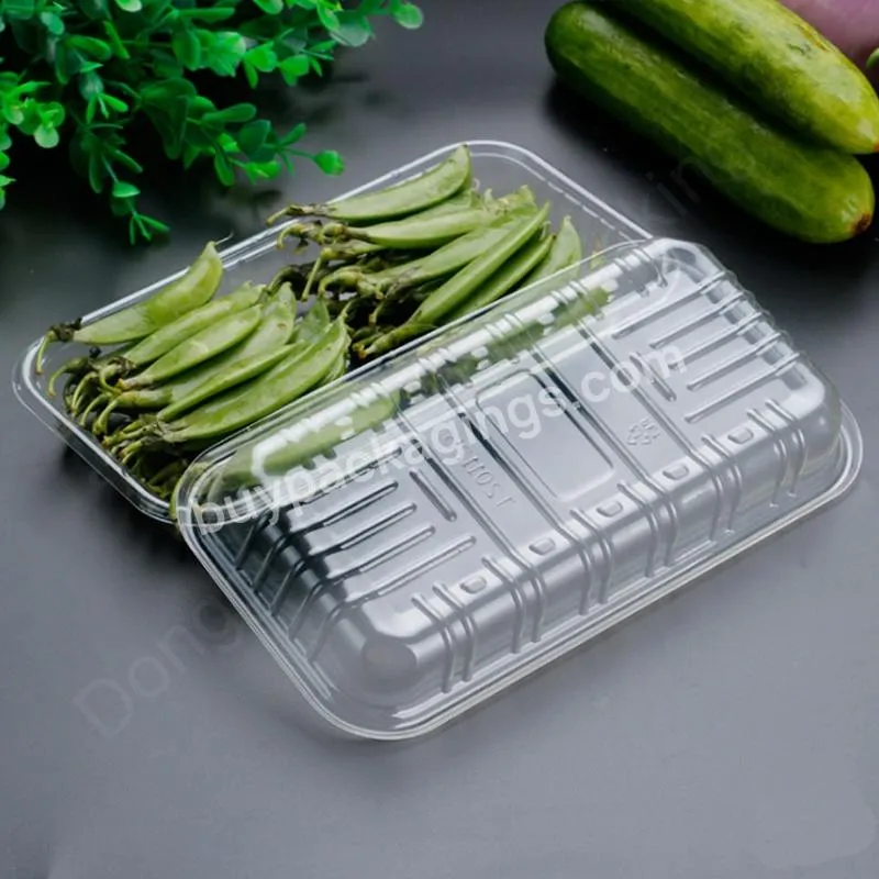 Clear Supermarket Display Plastic Fruit And Vegetable Disposable Takeaway Plastic Food Packaging Container - Buy Takeaway Food Container,Takeaway Food Container Disposable,Takeaway Plastic Food Container.