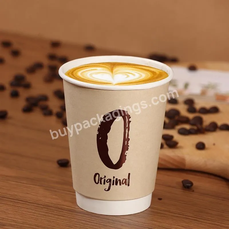 Coffee Sleeves Disposable Corrugated Hot Cup Sleeves Jackets Holder Kraft Paper Sleeves Protective Heat Insulation Drinks - Buy Coffee Sleeves,Disposable Double Wall Paper Cup,Coffee Paper Cup With Lid.