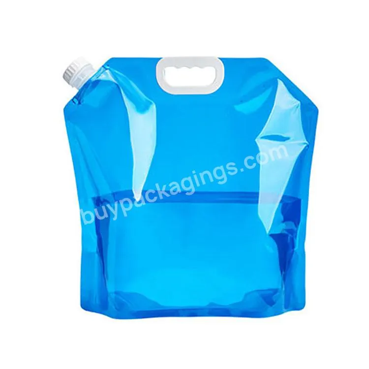 Collapsible Water Carrier Expandable Pouch Custom Logo Storage Foldable Spout Pouch Water Bag - Buy Foldable Water Proof Travel Bags Gallon Storage Plastic Foldable Portable Hiking Ldpe Collapsible Water Bag,Clear Gallon Storage Plastic Foldable Port