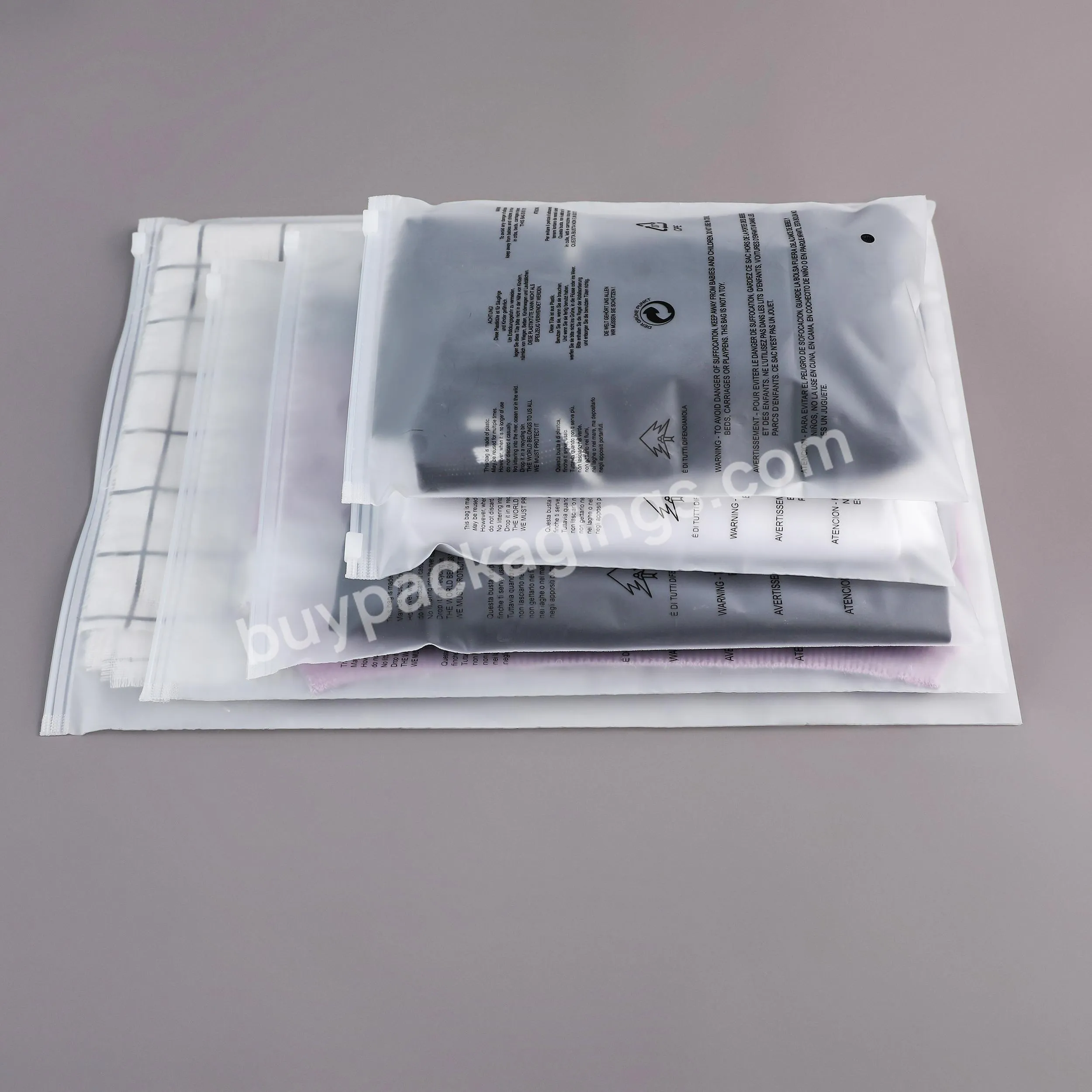 Colorful Transparent Plastic Zipper Bags T-shirt Packaging Plastic Zip Bag For Hoodies Custom Logo Clear Matte Frosted Bag - Buy Shipping Bags For Clothing,Clothes Storage Bag,Frosted Zipper Bag.
