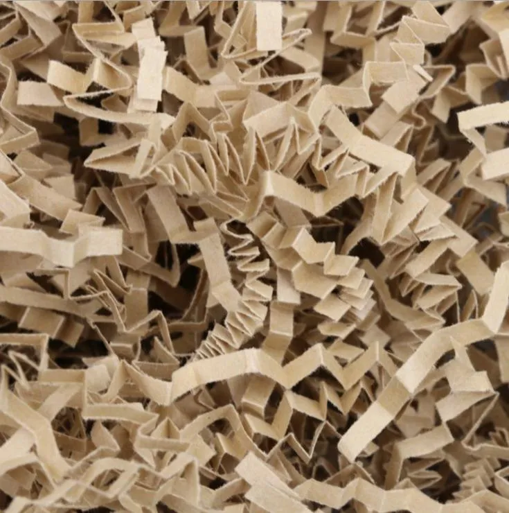 Crinkle Cut Paper Shred Filler  for Gift Wrapping & Basket Filling - Kraft