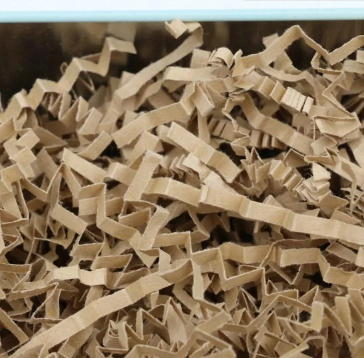 Crinkle Cut Paper Shred Filler  for Gift Wrapping & Basket Filling - Kraft