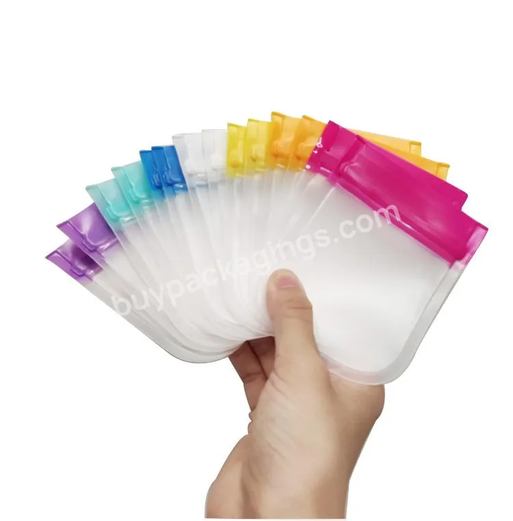 Custom 2 X 4.5 X 5.5 Inches Small Plastic Reusable Peva 7 Colorful Medication Pill Ziplock Bags Packaging - Buy Custom Pill Bags,Colorful Pill Bags,Peva Pill Bag.