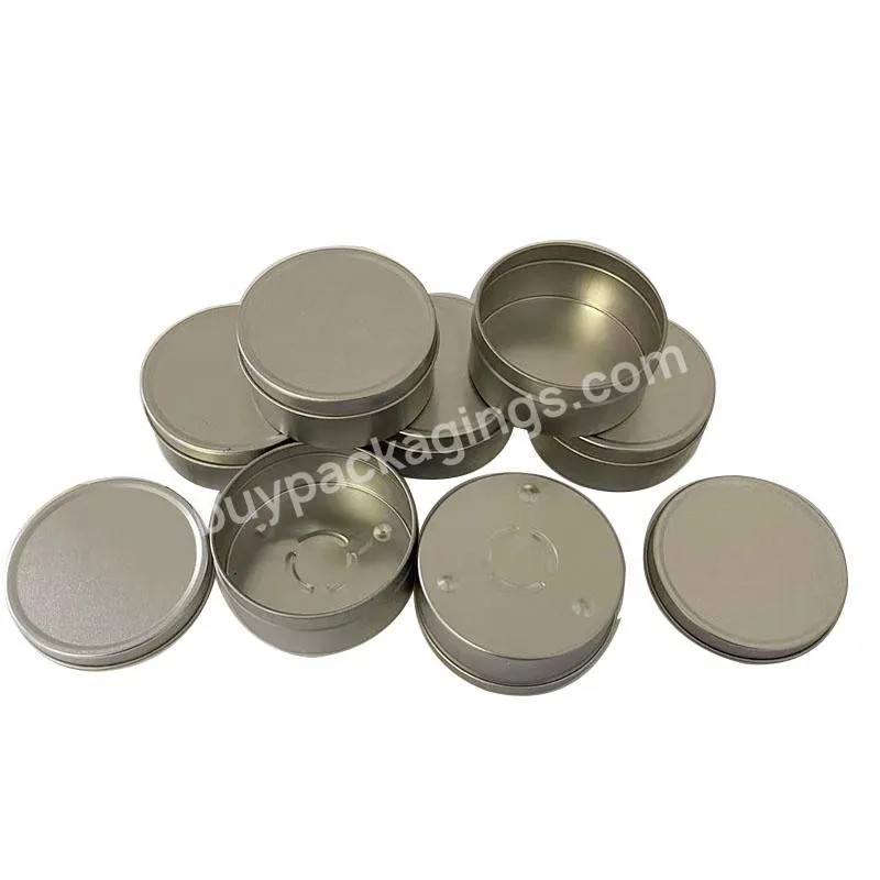 Custom 3oz 4oz 8oz Seamless Metal Candle Tin Cans With Lids Matte Tin For Empty Tin Cans For Candle Making - Buy Tin Cans For Candles,Candle Can,Empty 4oz Tin Cans For Canldes.