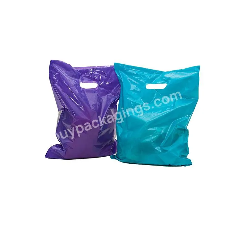Custom Bio Degradable Disposable Promotional Pe Thank You Die Cut Shopping Plastic Bags With Handles - Buy Bio Degradable Plastic Bags,Promotional Shopping Bag,Shopping Plastic Bags With Handles.