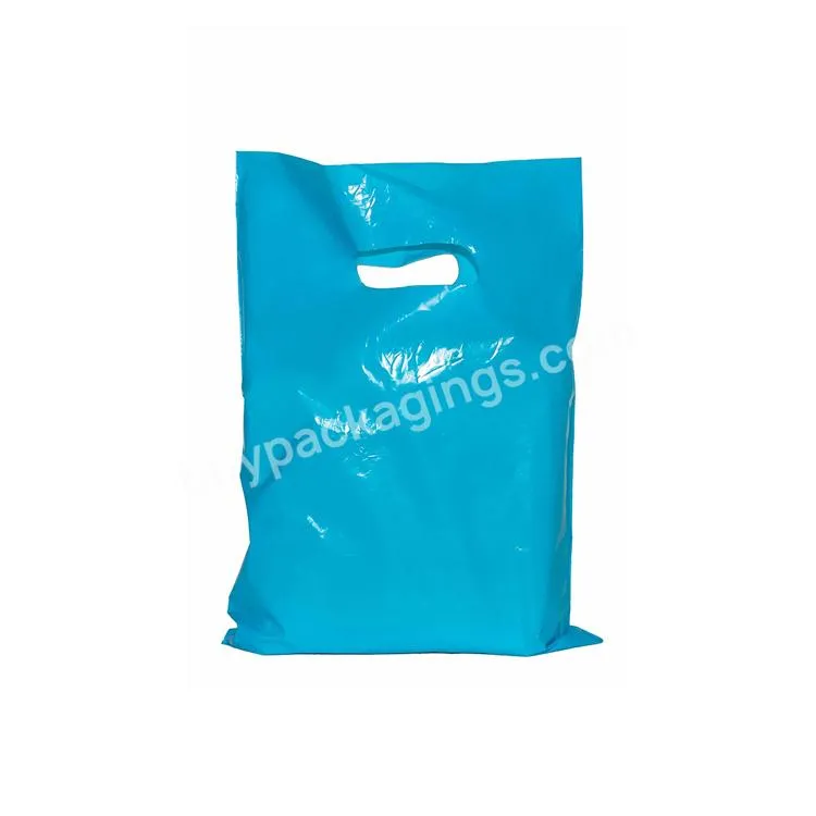 Custom Bio Degradable Disposable Promotional Pe Thank You Die Cut Shopping Plastic Bags With Handles - Buy Bio Degradable Plastic Bags,Promotional Shopping Bag,Shopping Plastic Bags With Handles.