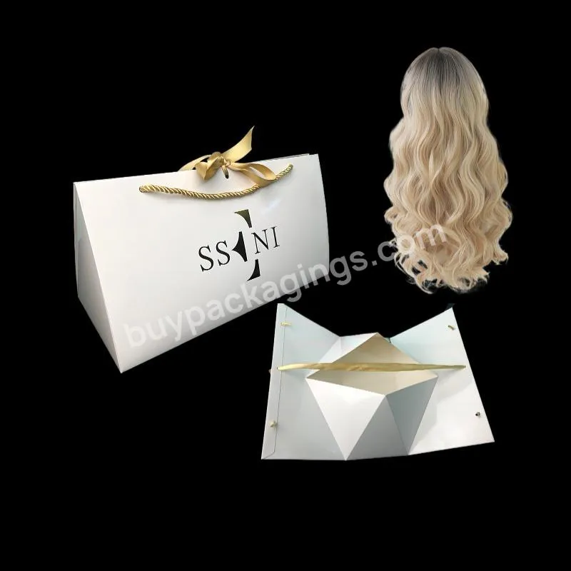 Custom Caja De Embalaje Shopping Promotion Business Decoration Luxury Paper Box Package Hair Wig Packaging Boxes And Bags - Buy Custom Paper Box For Jewelry,Hair Wig Packaging Boxes And Bags,Paper Box Gift Box Packaging Box.