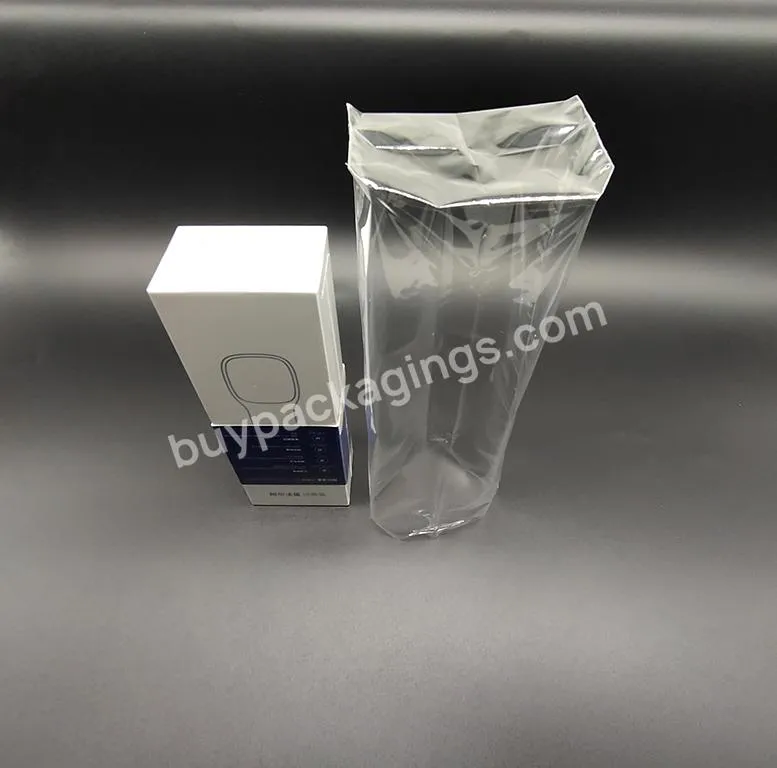 Custom Clear Pvc Pof Plastic Heat Shrink Wrap Bags For Paper Box Or Bottle Packaging