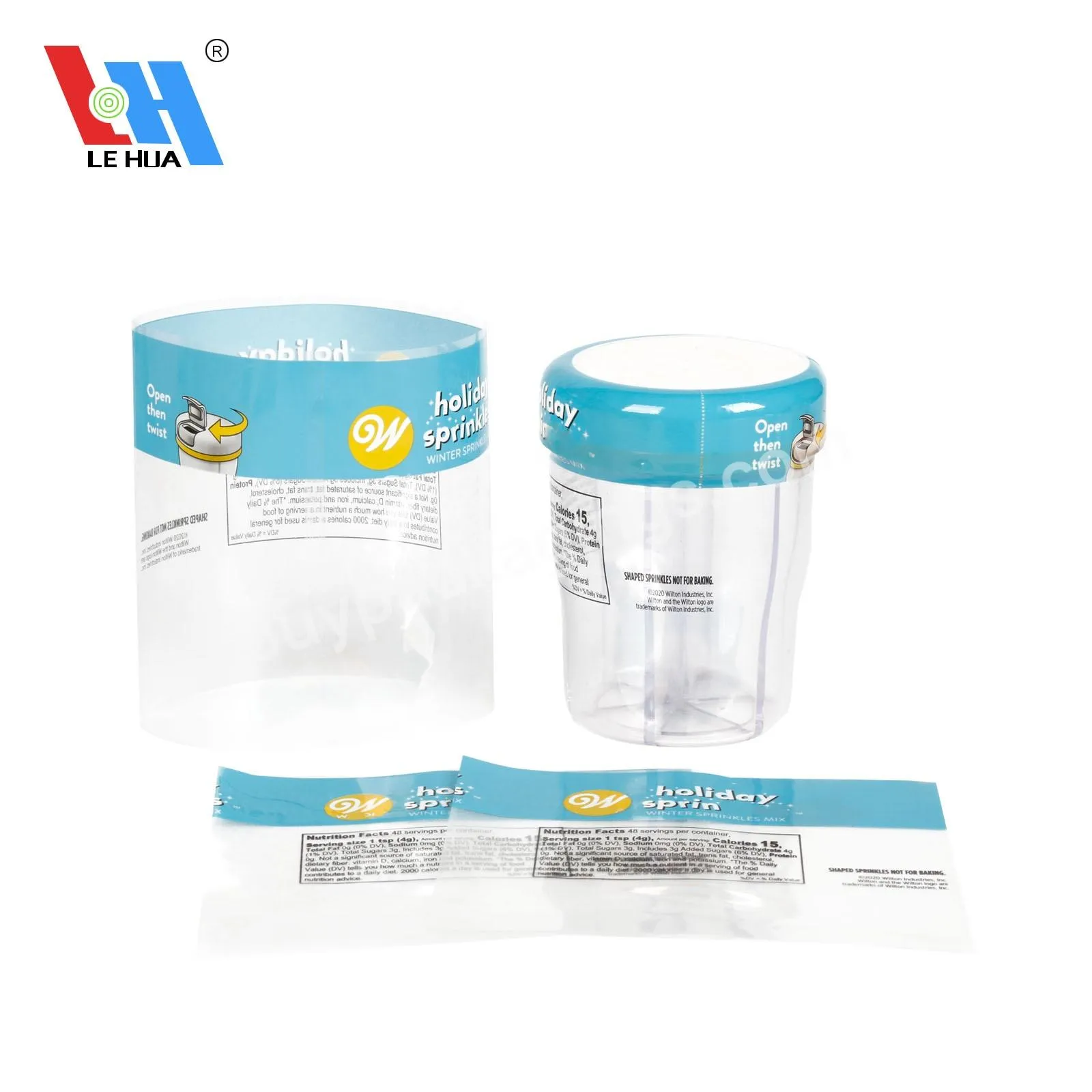 Custom Design Pvc Pet Clear Plastic Heat Shrink Sleeve Label For Candy Bottle Cans - Buy Shrink Label Sleeve,Pvc Shrink Sleeve,Shrinkable Sleeve Label.