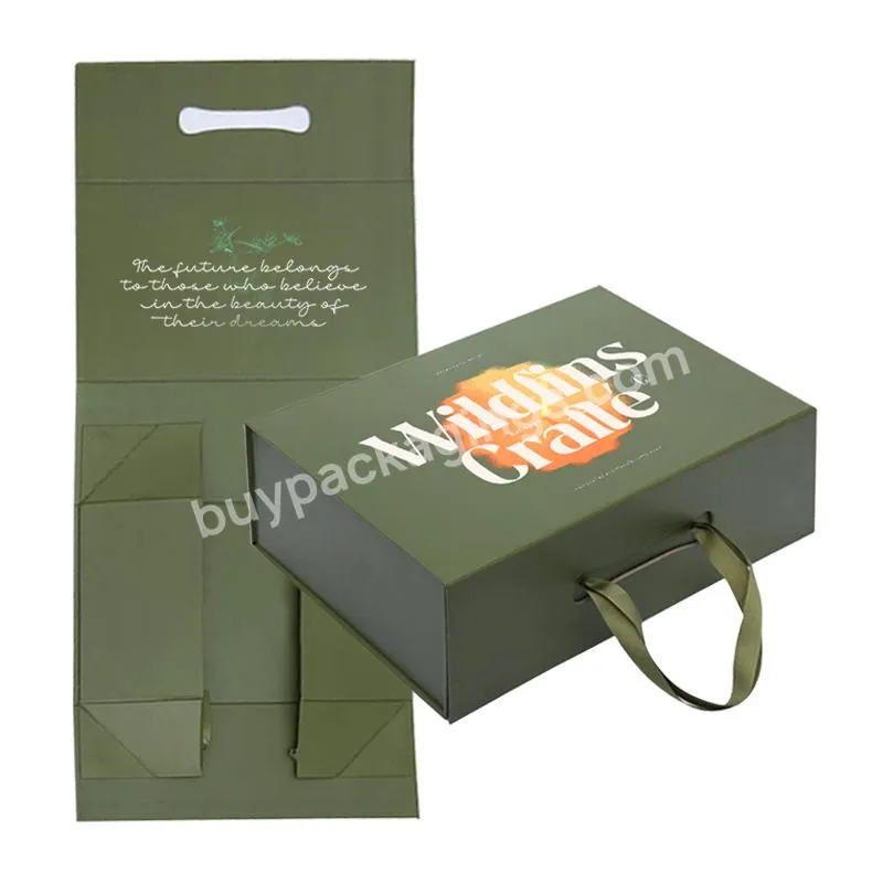 Custom Design Rigid Cardboard Paper Box Packaging Ribbon Folding Closure Magnetic Gift Boxes For Packaging - Buy Gift Box,Factory Paper Cardboard Packaging Boite Cadeau Large Gift Box With Magnetic Closure Lid,Factory Flap Lid Packaging Cardboard Bes