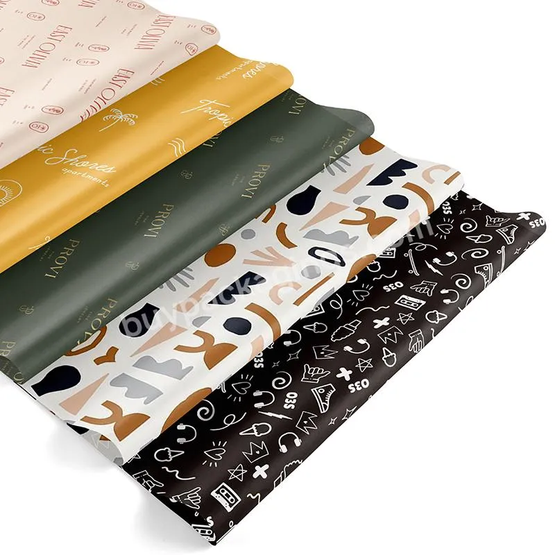 Custom Factory Printed Gift Tissue Paper Clothes Shoes Wrapping Tissue Packing Wrapping Tissue Paper With Logo