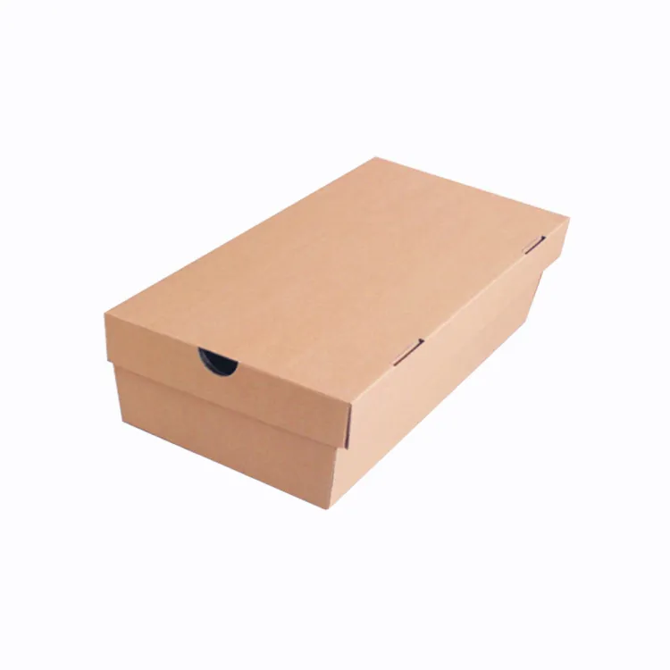 Custom kids paper cardboard storage packaging corrugated shoes box with LOGO