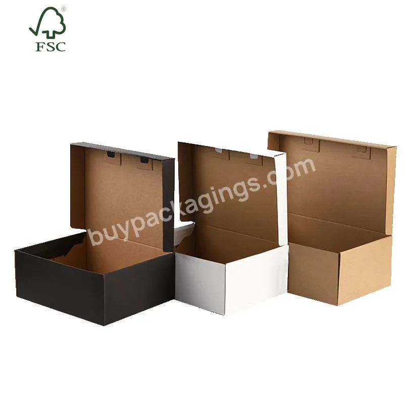 Custom Logo Kraft Paper Packaging Boxes Manufacturer Shoe Heels Sneakers Boots Package Mailer Box