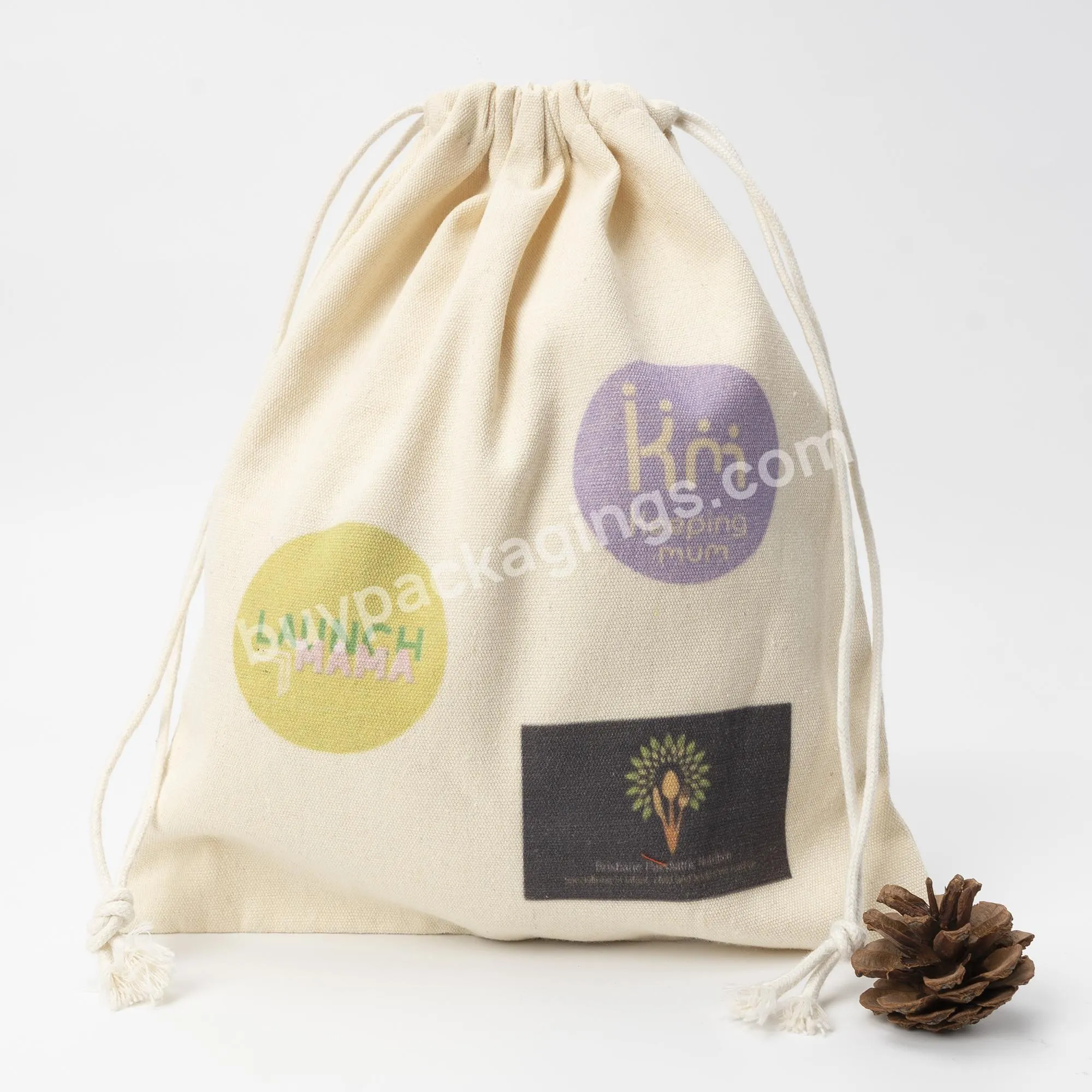 Custom Logo Print Large Makeup Gift Cosmetic Dust Storage Packaging Bag Canvas Jewelry Pouch Small Cotton Canvas Drawstring Bag - Buy Organic Cotton Drawstring Bag,Cosmetic Dust Storage Packaging Bag,Small Cotton Canvas Drawstring Bag.