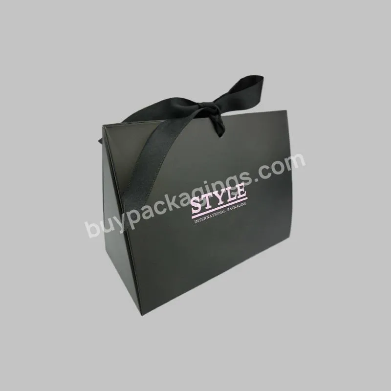 Custom Luxury Black Silver Triangle Jewelry Gift Packaging Foldable Folding Paper Box For Earring Necklace Ring Storage - Buy Black Silver Packaging Gift Box,Paper Box For Earring Necklace Ring Storage,Custom Folding Gift Box.