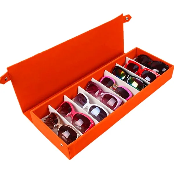 Custom Luxury High End Personalized Ladies Sunglasses Fabric Case Box Set