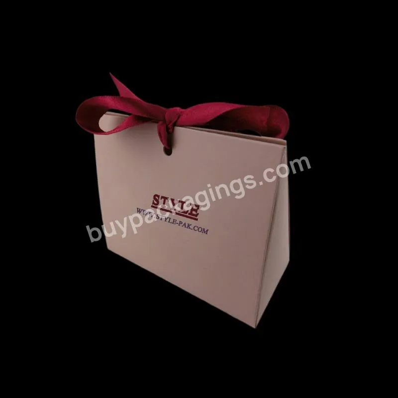 Custom Luxury Moonstone Pink Rose Red Triangle Jewelry Packaging Foldable Folding Paper Box For Earring Necklace Ring Storage - Buy Moonstone Pink Rose Red Triangle Jewelry Packaging Paper Box,Paper Box Gift Box Packaging Box,Paper Box For Earring Ne