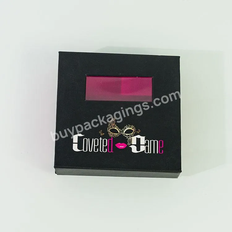 Custom Luxury Recycled Magnetic Gift Packaging Paper Box For Lash - Buy Lash Paper Box,Paper Box For Lash,Paper Box With Window.