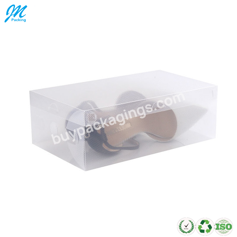 Custom Made Clear Foldable Plastic Folding Shoe Display Storage Box Packaging - Buy Clear Shoe Box,Plastic Shoe Box,Custom Shoe Box.