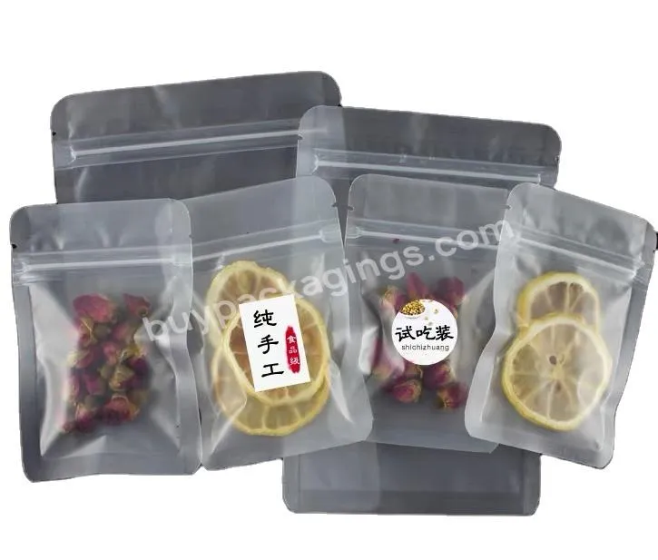 Custom Matted Food Packaging Zip Seal Side Sealing Pouch Bag - Buy Small Side Sealed Bags,Matted Zip Seal Bags,Plastic Zip Lock Bag.