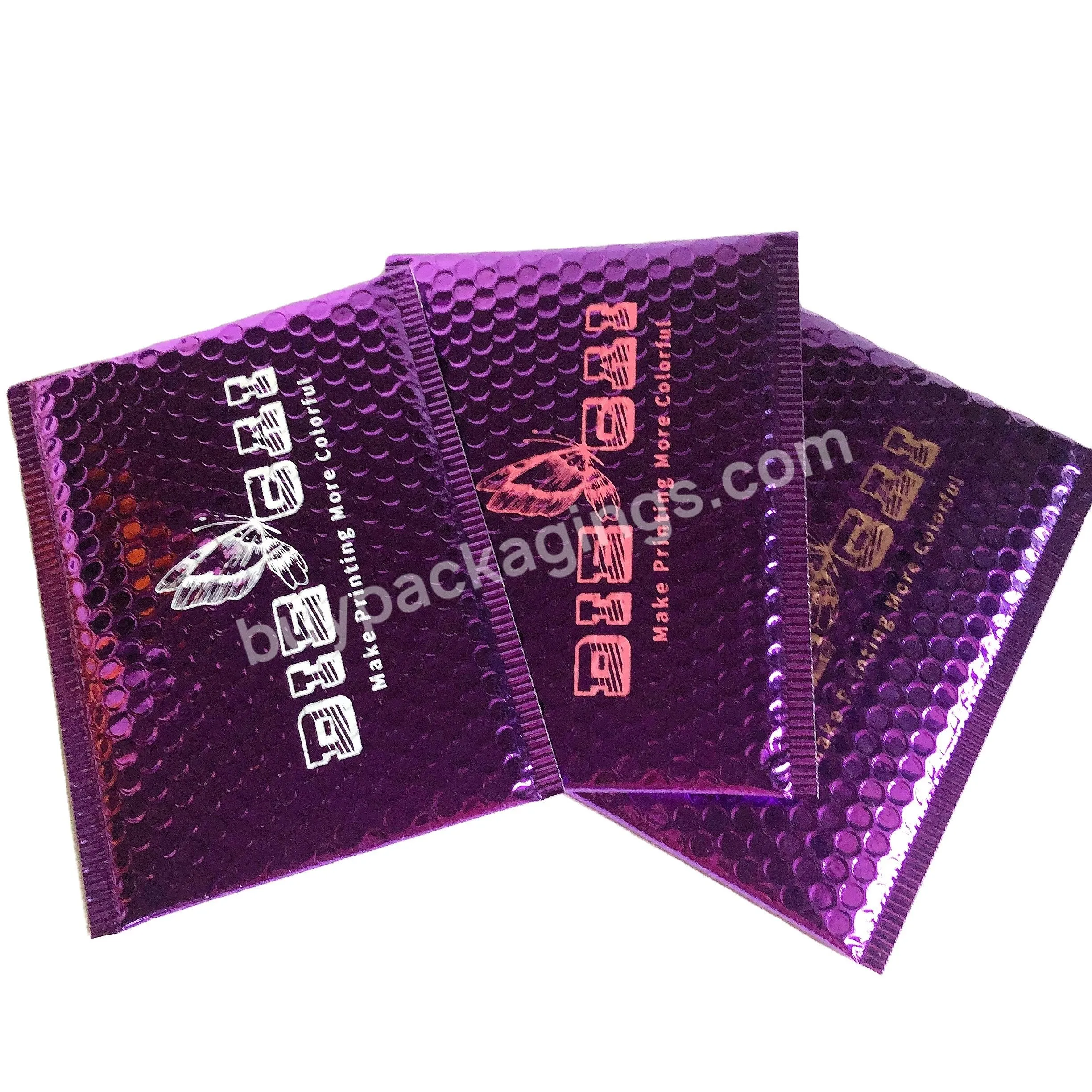 Custom Metallic Bubble Packaging Purple Bubble Mailers Padded Envelopes Self Adhesive Courier Bags - Buy Purple Bubble Mailers,Metallic Bubble Packaging,Padded Envelopes Self Adhesive.